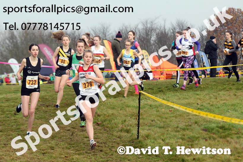 Girls under-15s Start Fitness NEHL, Aykley Heads, Durham. Photo:  David T. Hewitson/Sports for All Pics
